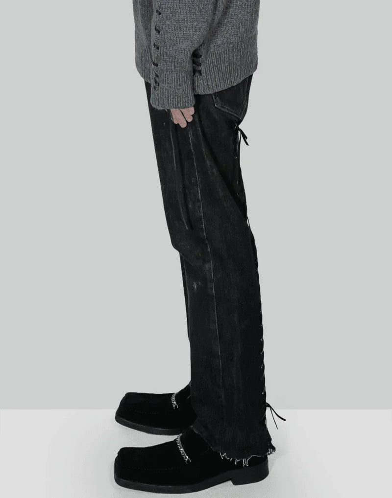 DISCOVERED - Looping Denim Pants - 082plus