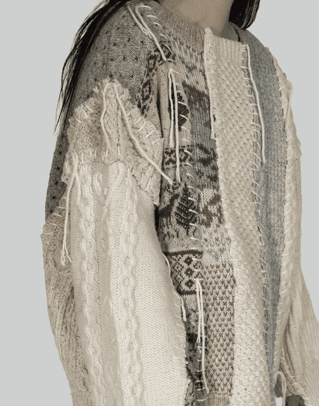 DISCOVERED Nordic Collage Sweater – 082plus