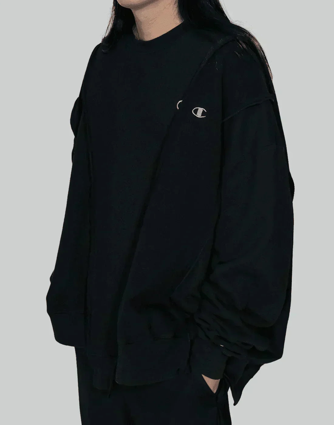 Eve着用 DISCOVERED CHAMP S/S SWEAT Eve着用 DISCOVERED CHAMP S/S SWEAT DISCOVERED Wide Champ
