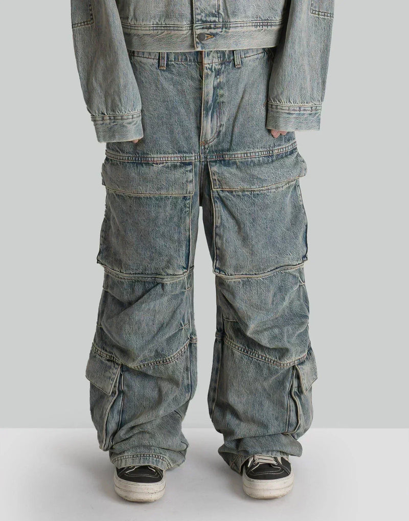 entire studios - HEAVY DENIM CARGO - 082plus