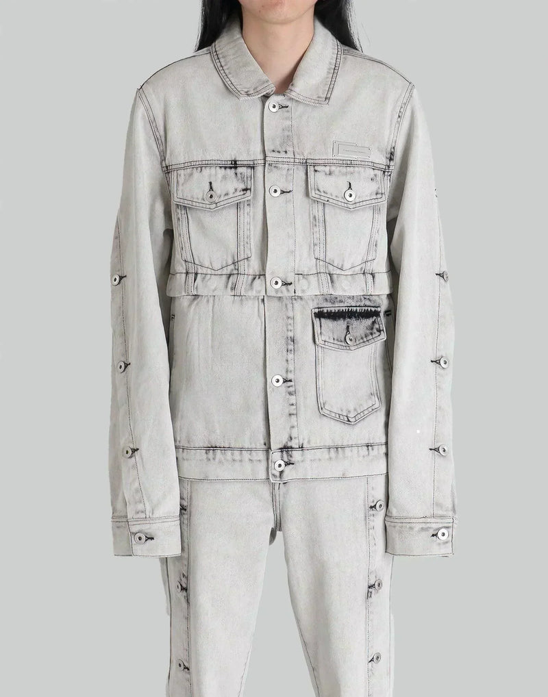 FENG CHEN WANG - 2 IN 1 DENIM JACKET - 082plus