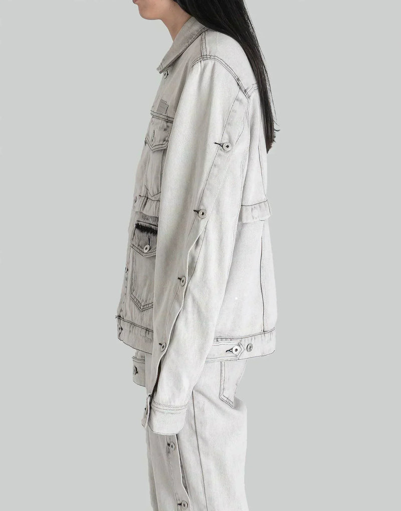 FENG CHEN WANG - 2 IN 1 DENIM JACKET - 082plus