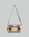 FENG CHEN WANG BAMBOO BAG WITH WASH DENIM STRAPS - 082plus