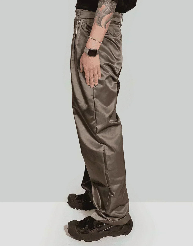 FENG CHEN WANG - CAMOUFLAGE PANELLED TROUSERS - 082plus