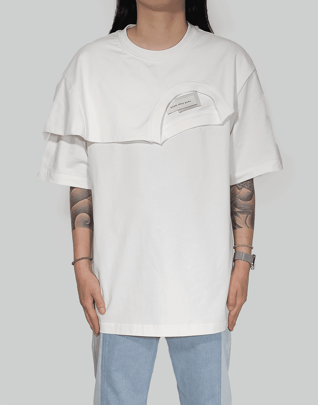 DOUBLE COLLAR T-SHIRT