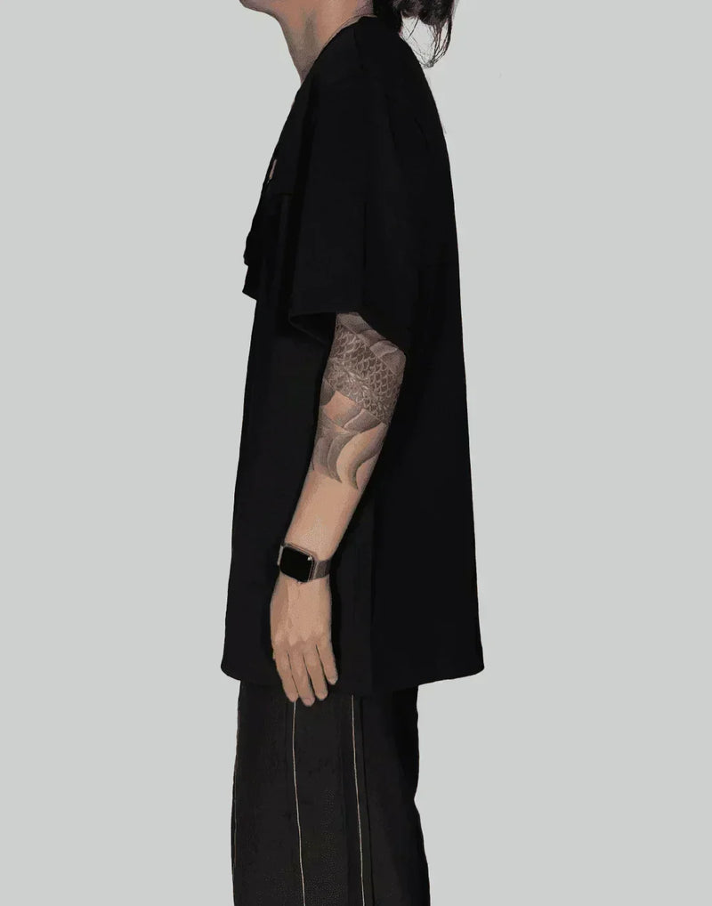 FENG CHEN WANG - DOUBLE COLLAR T-SHIRT - 082plus