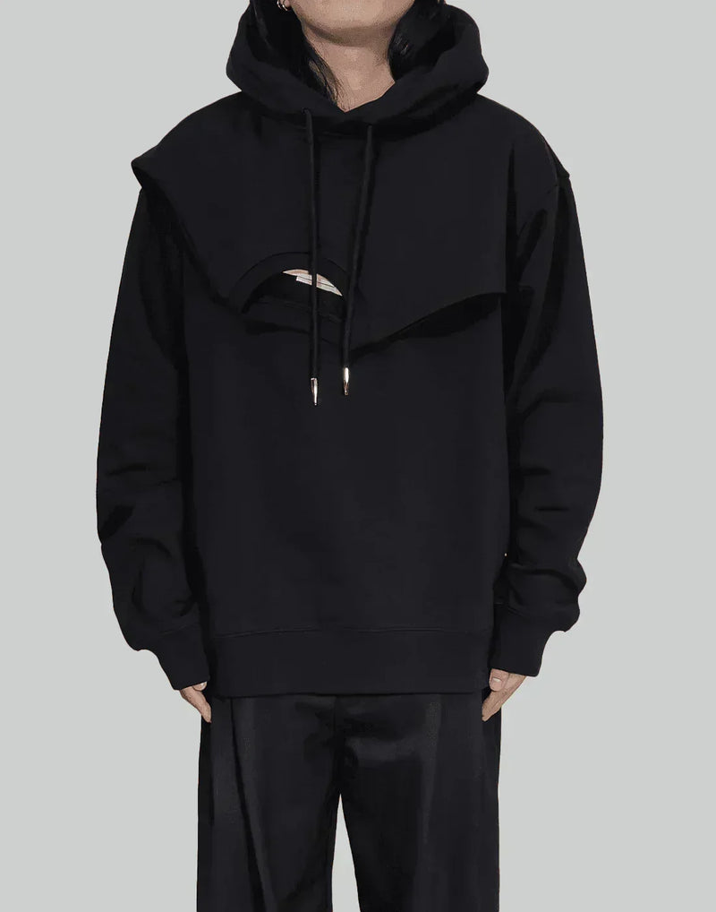 FENG CHEN WANG - DOUBLE LAYERED HOODIE - 082plus