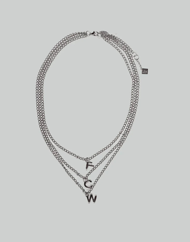 FENG CHEN WANG - FCW LOGO NECKLACE - 082plus