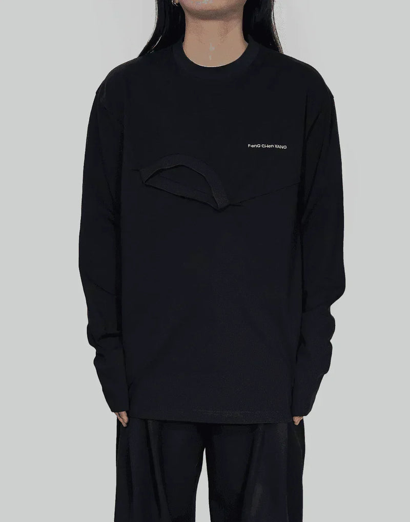 FENG CHEN WANG - LONG SLEEVED DOUBLE CREW - 082plus