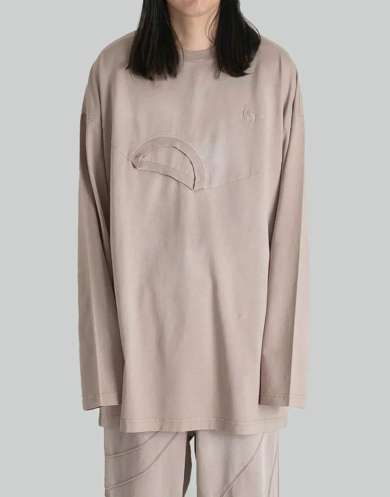 FENG CHEN WANG - OVERSIZED 2IN1 TIE-DYE SWEATER - 082plus