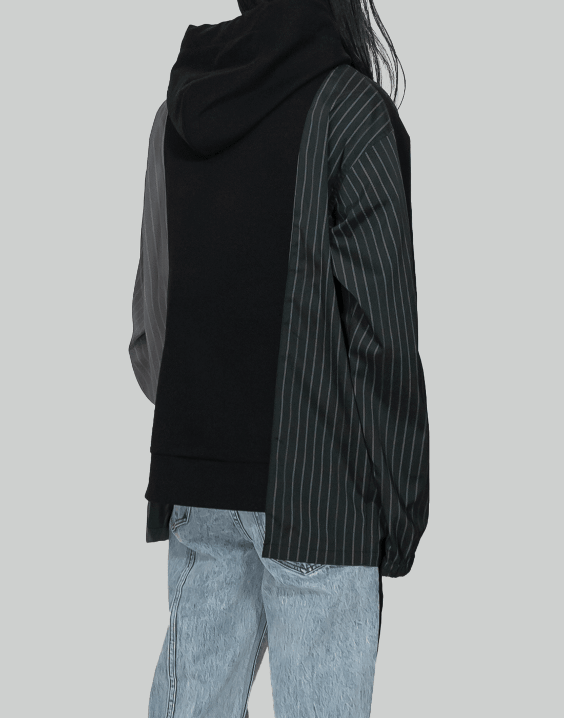FENG CHEN WANG PANELLED ZIP-UP HOODIE - 082plus