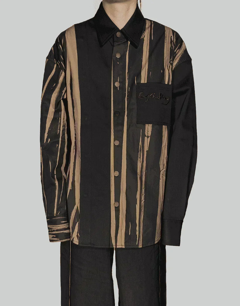 FENG CHEN WANG - PRINTED L/S SHIRT - 082plus