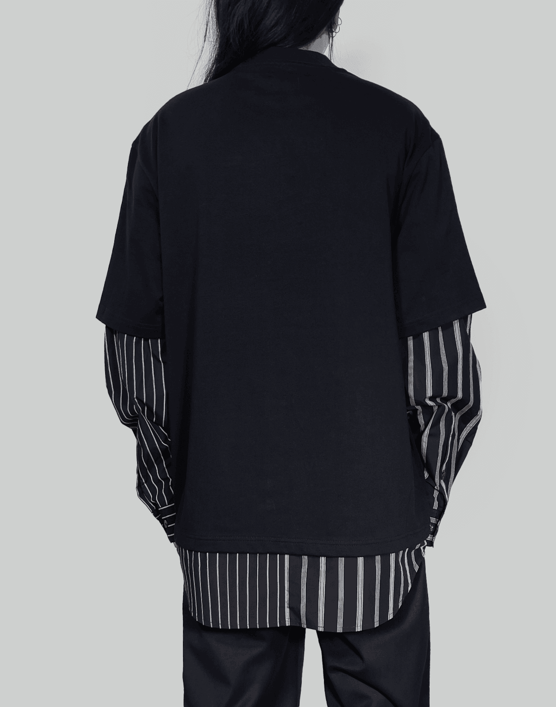 FENG CHEN WANG SHIRTING PANELLED SWEATER – 082plus