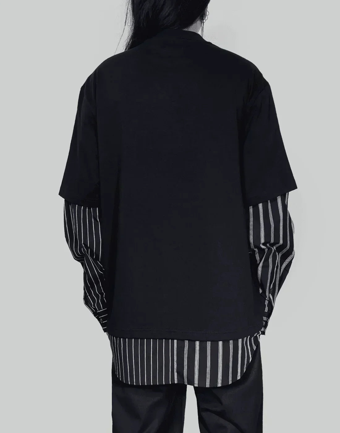 FENG CHEN WANG SHIRTING PANELLED SWEATER – 082plus