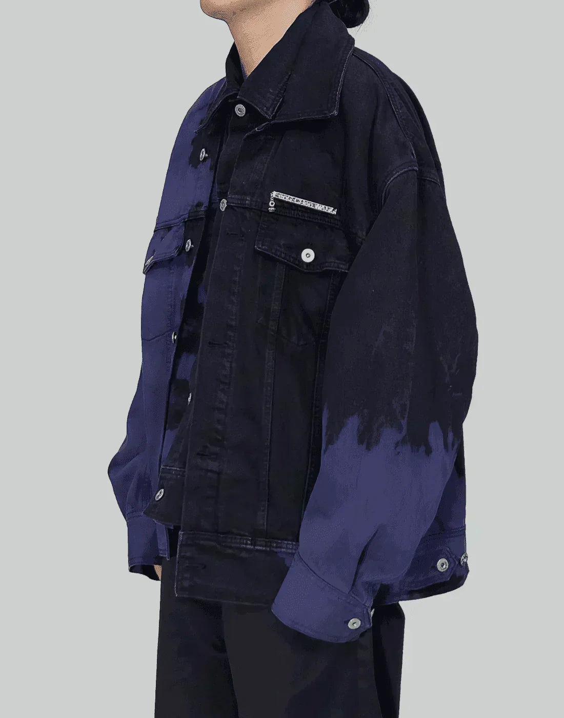 ジャケット・アウター feng chen wang denim jacket Feng Chen Wang】RAW EDGE PATCHWORK DENIM JACKET | AYIN