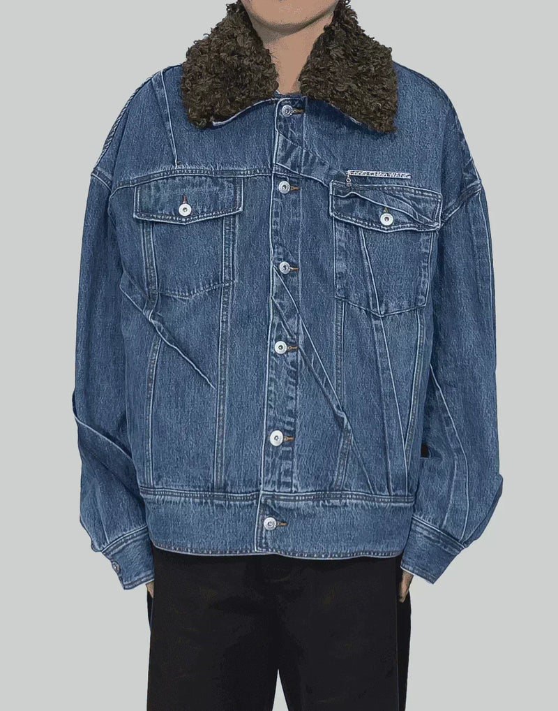 FENG CHEN WANG - WASHED & PLEATED JACKET - 082plus