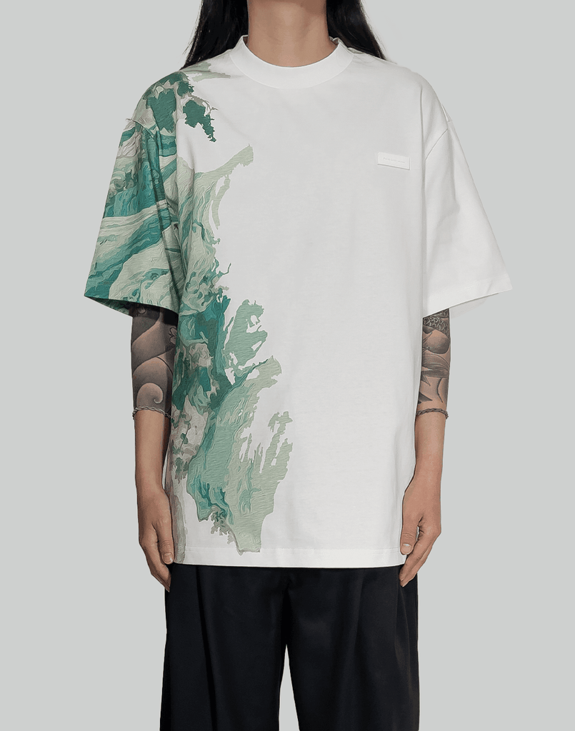 FENG CHEN WANG WATERCOLOUR PRINT T-SHIRT – 082plus