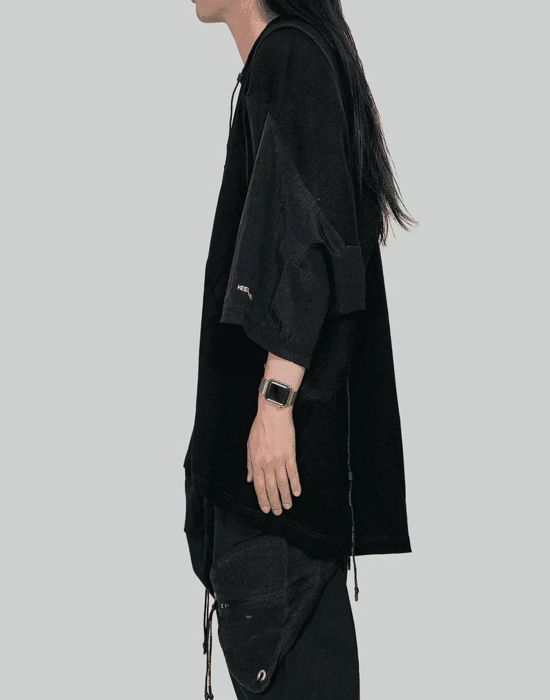 HAMCUS - MESH GP DRAWSTRING PULLOVER - 082plus