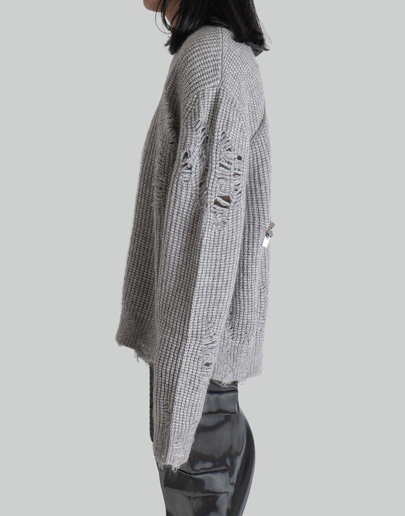 HELIOT EMIL - CONVEX DISTRESSED KNIT - 082plus