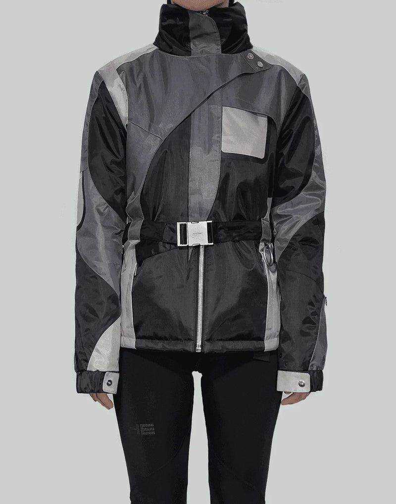 HELIOT EMIL - CROPPED BELTED PARKA - 082plus