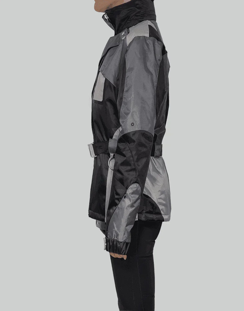 HELIOT EMIL - CROPPED BELTED PARKA - 082plus