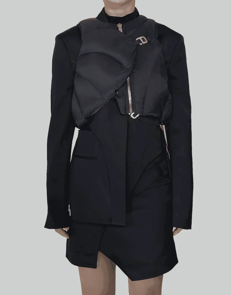 HELIOT EMIL - CROPPED DOWN VEST - 082plus