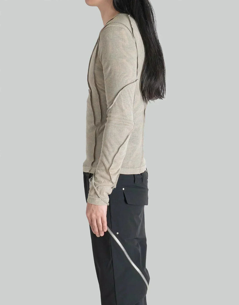 HELIOT EMIL - CRYOSPHERE SHEER T-SHIRT - 082plus