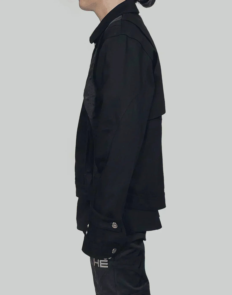 HELIOT EMIL - DENIM JACKET W. CARABINER - 082plus