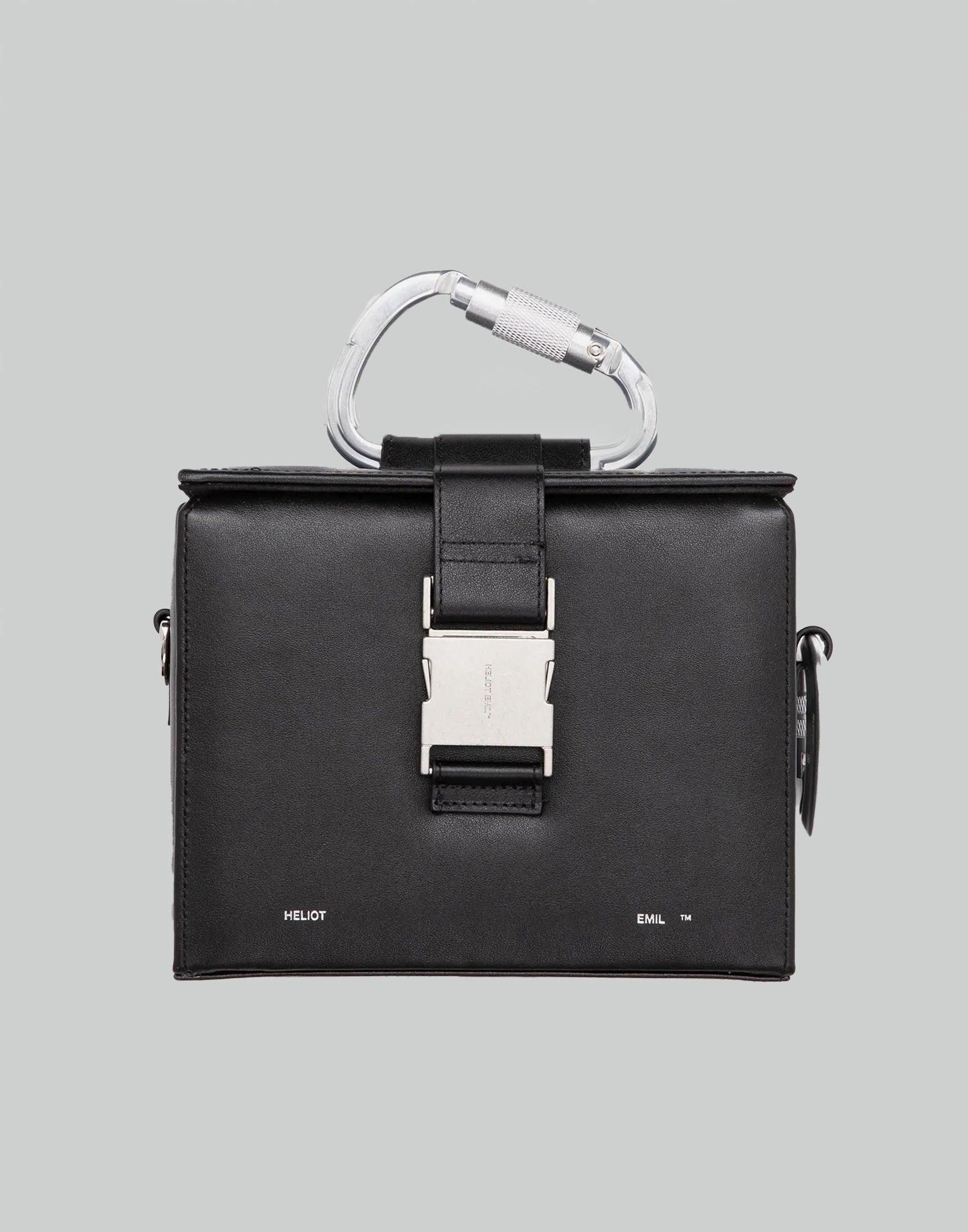 Heliot emil leather carabiner box bag new arrivals