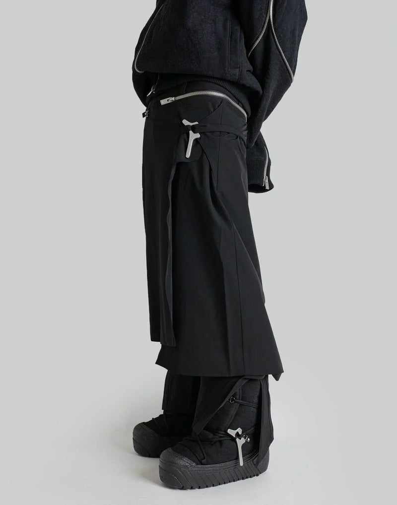 HELIOT EMIL - METAMORPHIC SKIRT TROUSERS - 082plus