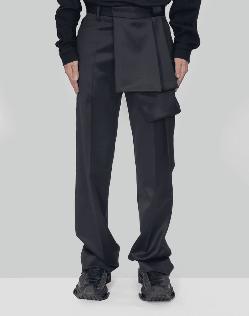 HELIOT EMIL PANEL TAILORED TROUSERS