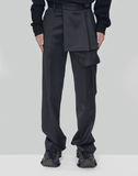 PANEL TAILORED TROUSERS