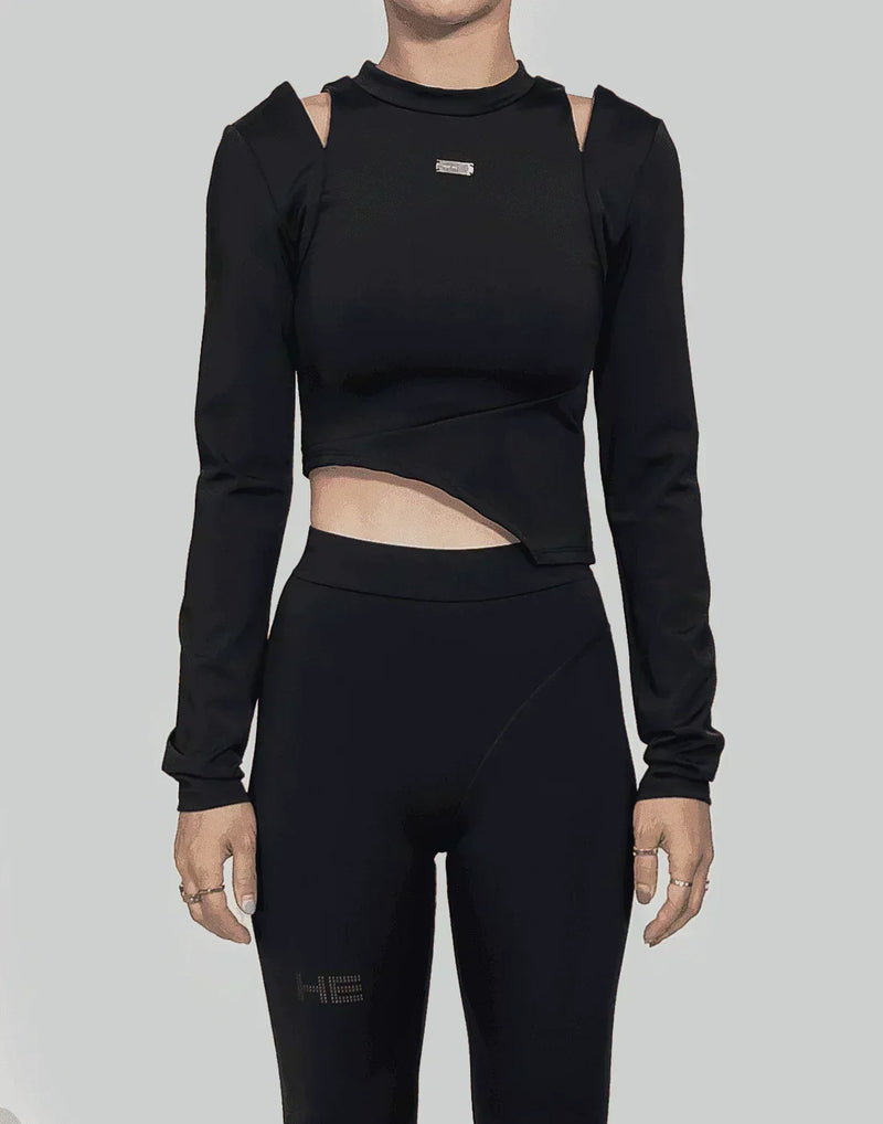 HELIOT EMIL - SHOULDER ZIP TOP - 082plus