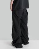 JiyongKim SUN-BLEACHED CURVED WIDE TROUSERS - 082plus