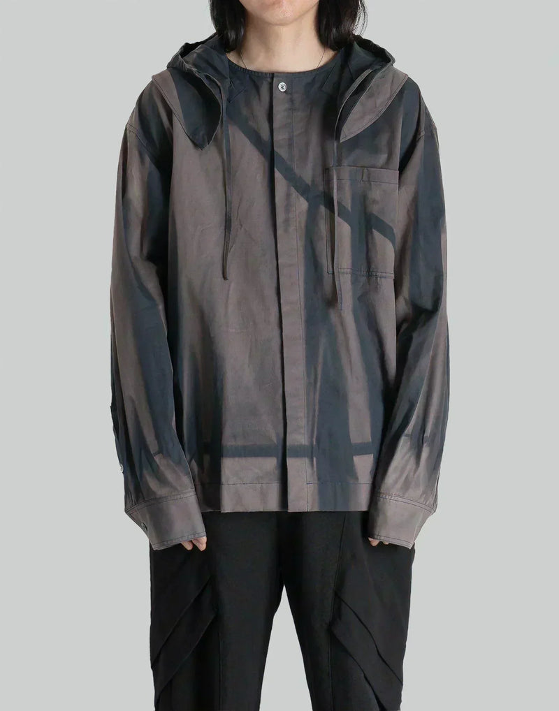 JiyongKim - SUN-BLEACHED DETACHABLE HOOD ANORAK - 082plus