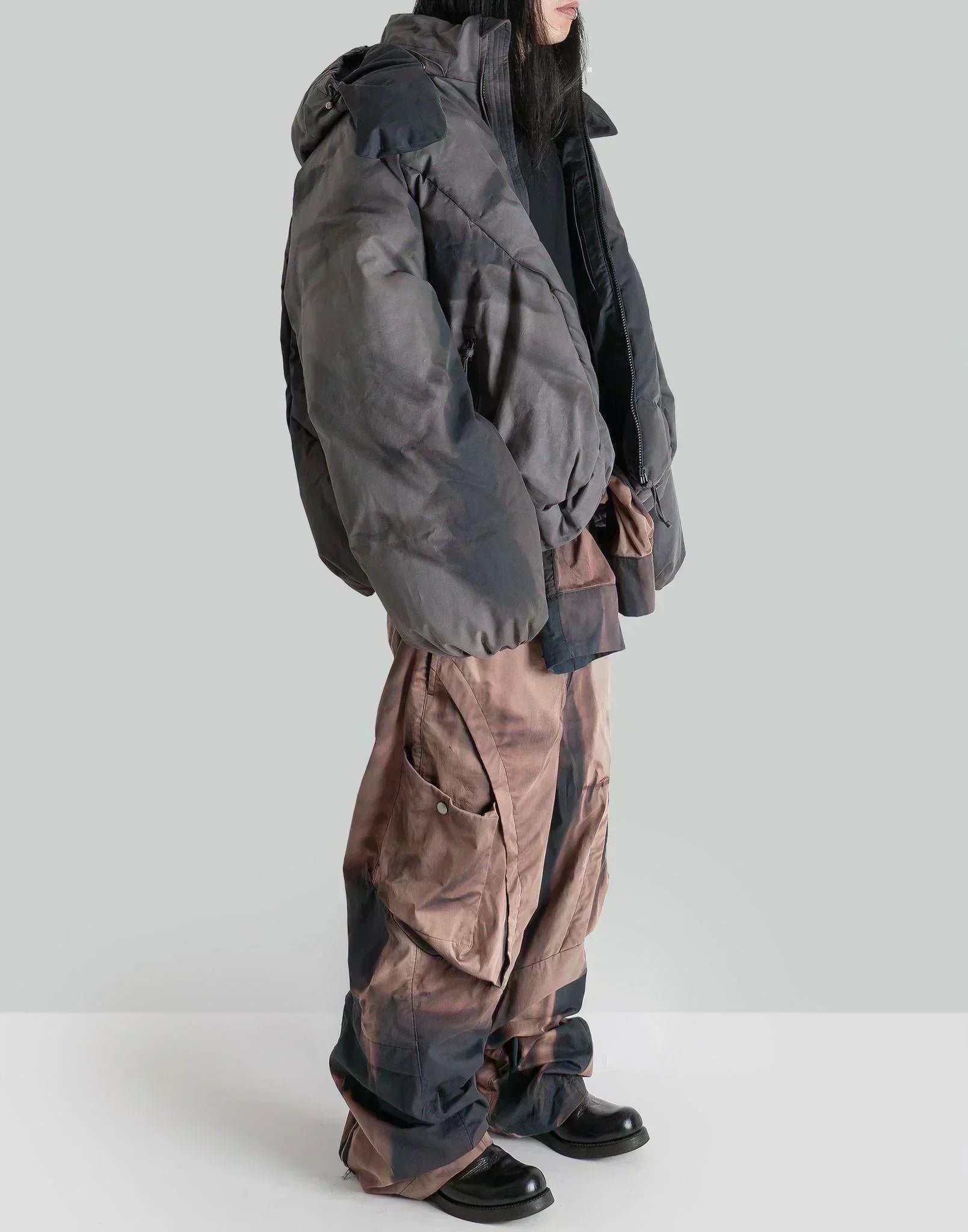 Jiyong Kim 23AW サンブリーチダウンジャケット JiyongKim SUN-BLEACHED DRAPED DOWN JACKET – 082plus