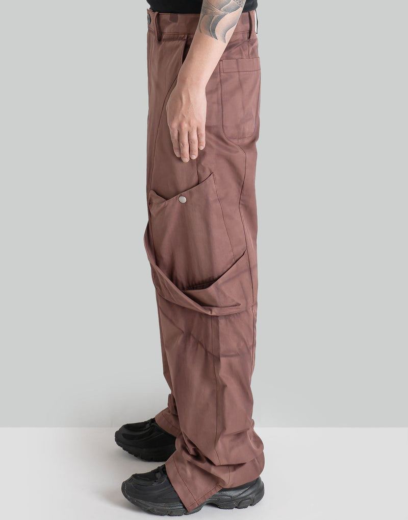 JiyongKim SUN-BLEACHED BELTED STRAIGHT TROUSERS – 082plus