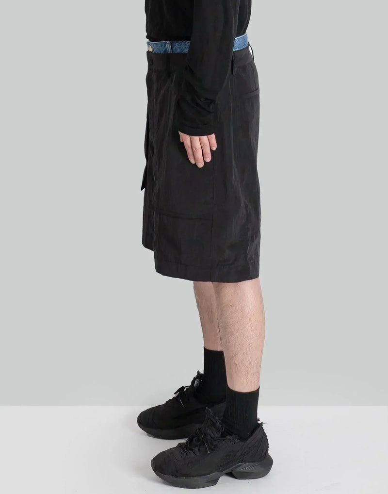 Juun.J - Denim Layered Design Shorts - 082plus