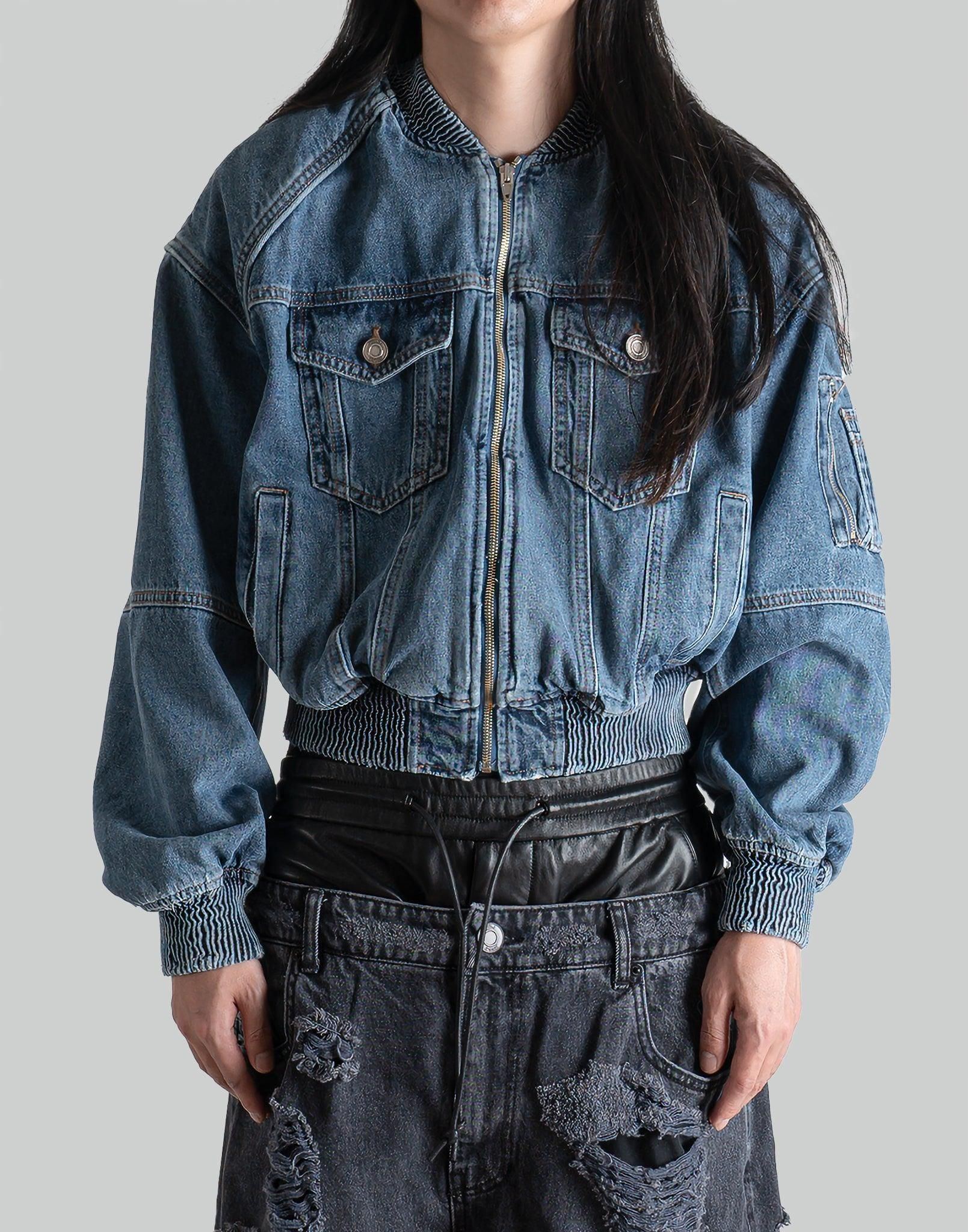 Denim jacket with on sale jumper