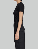 Juun.J Embroidered Slim Fit Crop T-Shirt - 082plus