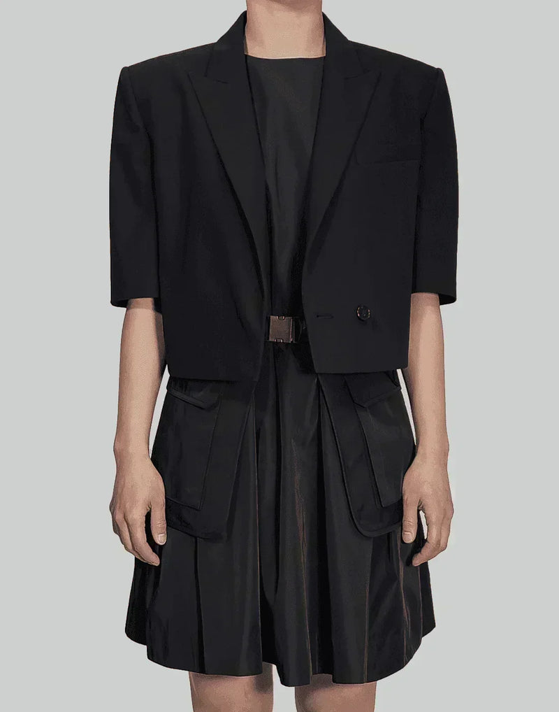 Juun.J - Half Sleeves Cropped Jacket - 082plus