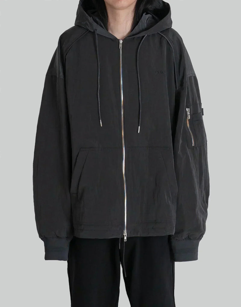 Juun.J - Nylon Ma-1 Hoody Zip-Up - 082plus