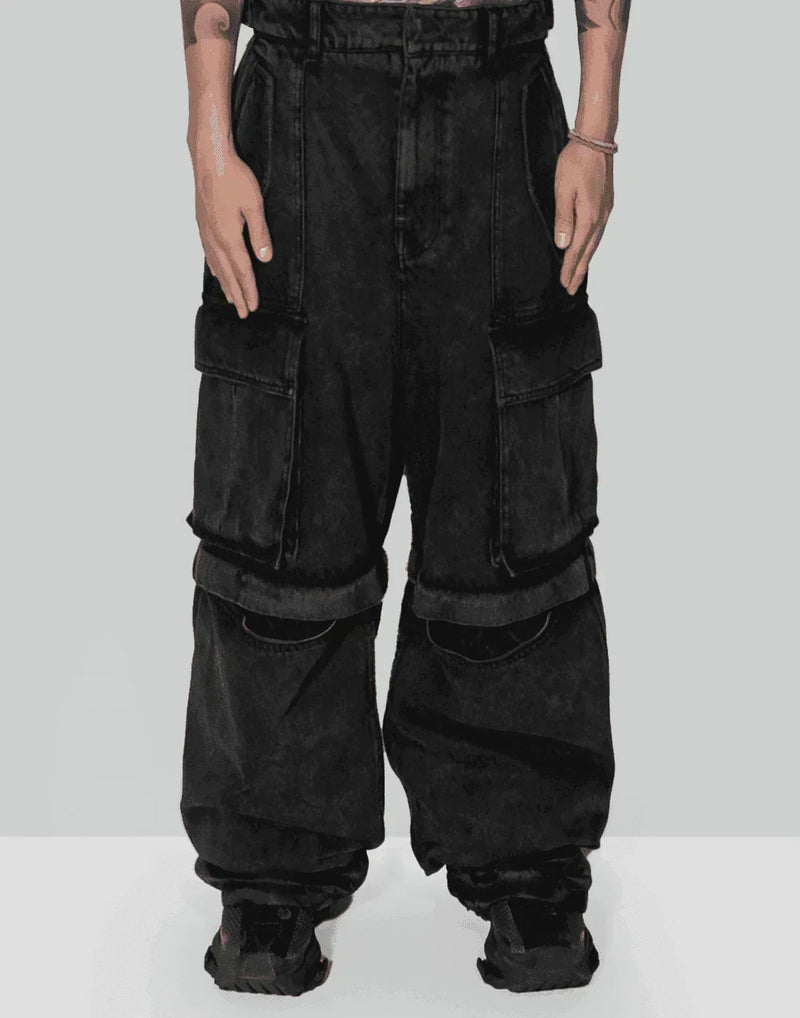 Juun.J - [Runway] Knee Detachable Layered Pants - 082plus