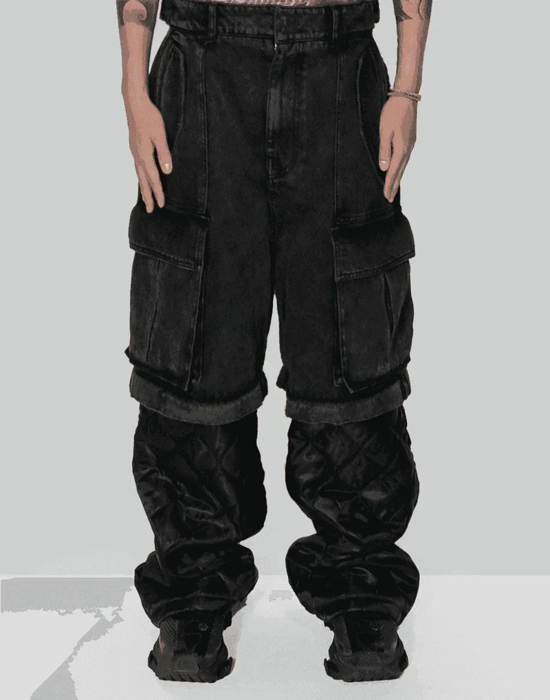 Juun.J - [Runway] Knee Detachable Layered Pants - 082plus