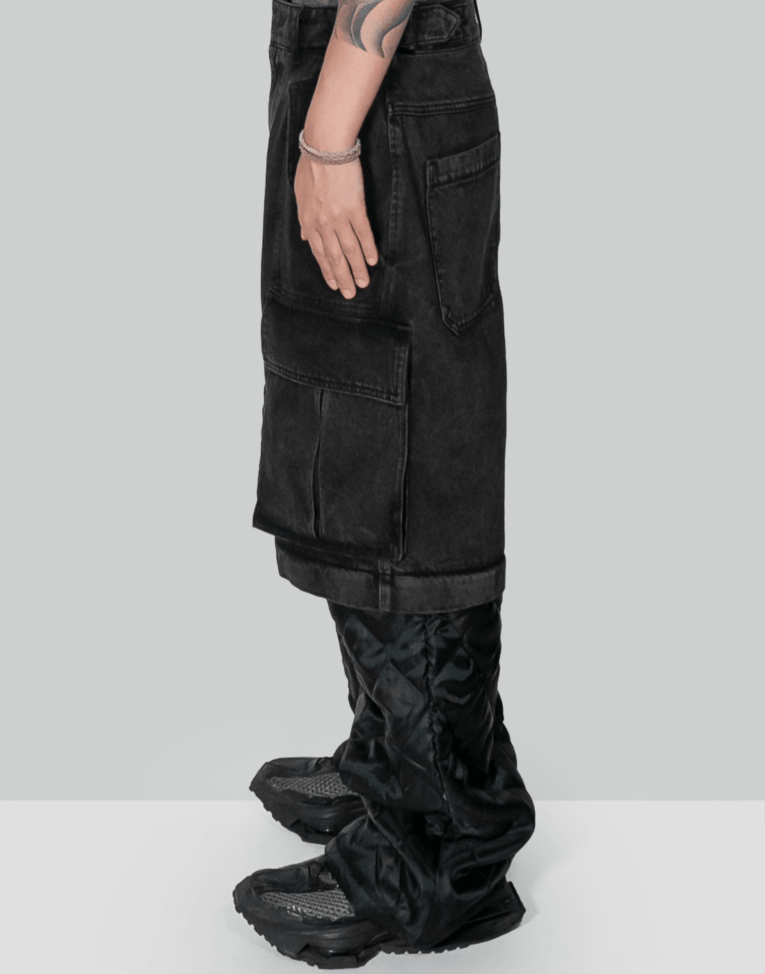 Juun.J [Runway] Knee Detachable Layered Pants - 082plus