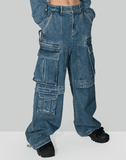 Juun.J [Runway] Layered Multi Pocket Denim Pants - 082plus