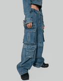Juun.J [Runway] Layered Multi Pocket Denim Pants - 082plus