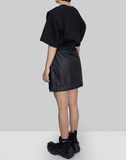 Juun.J [T Line] Shoulder Detail Drawstring T-Shirt Dress - 082plus