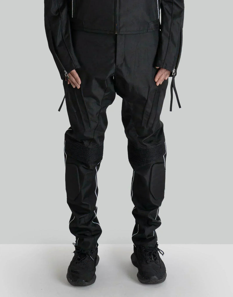KANGHYUK - LOCK STITCHED BIKER PANTS - 082plus