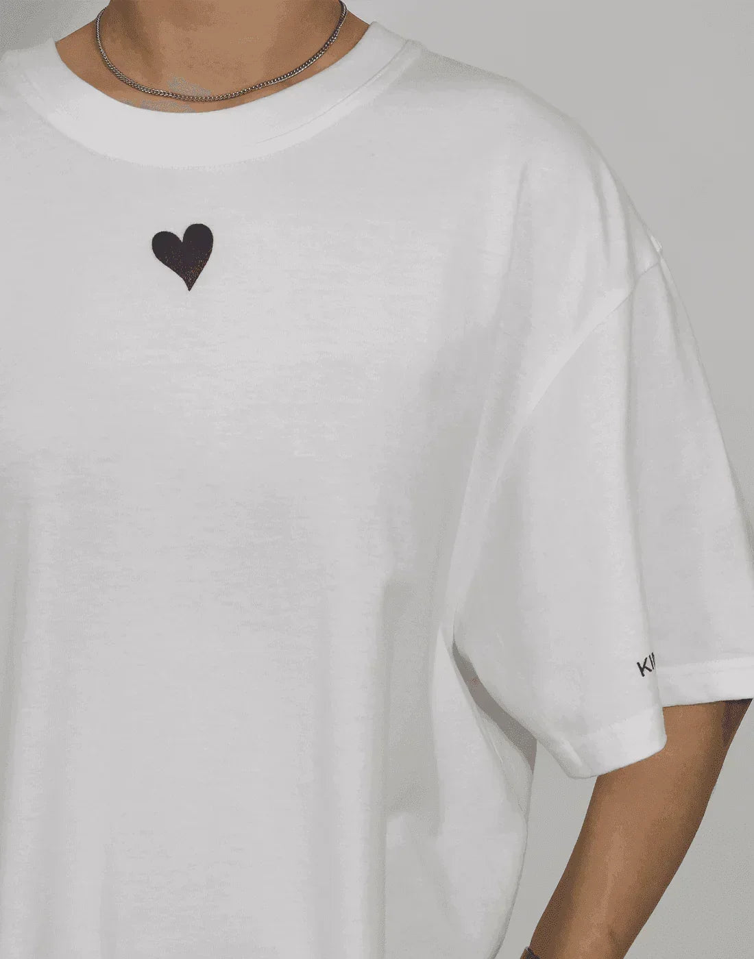 KIMHEKIM HEART STAMPED T-SHIRT – 082plus